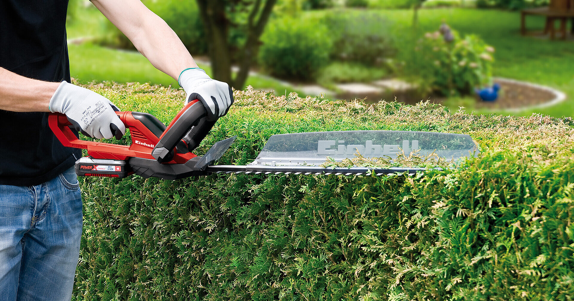 Einhell electric hedge trimmer online