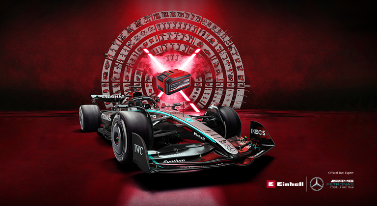 Billboard image of the Formula 1 car