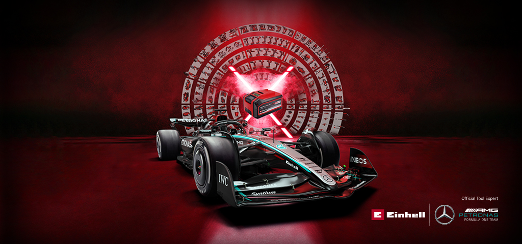 Billboard image of the Formula 1 car