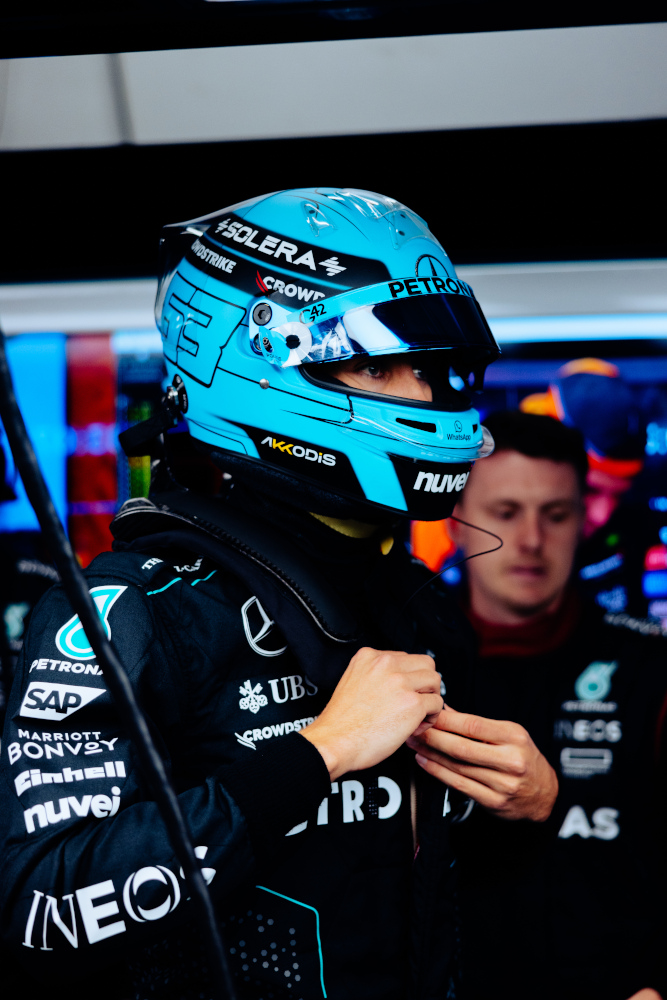 Formula 1 Mercedes driver – George Russel